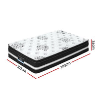 Giselle Bedding 34cm Mattress Cool Gel Memory Foam King Single Furniture Kings Warehouse 