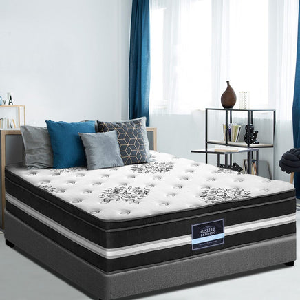 Giselle Bedding 34cm Mattress Cool Gel Memory Foam Queen Furniture Kings Warehouse 