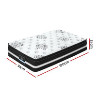 Giselle Bedding 34cm Mattress Cool Gel Memory Foam Single Furniture Kings Warehouse 