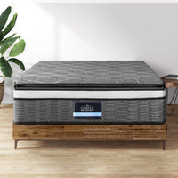 Giselle Bedding 34cm Mattress Double Layer Pocket Spring Double Furniture Kings Warehouse 