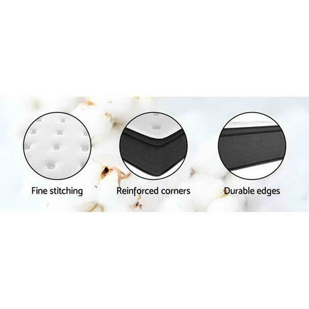 Giselle Bedding 34cm Mattress Euro Top Double Furniture Kings Warehouse 