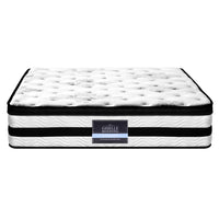 Giselle Bedding 34cm Mattress Euro Top Pocket Spring Double Furniture Kings Warehouse 