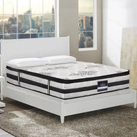 Giselle Bedding 34cm Mattress Euro Top Pocket Spring Double Furniture Kings Warehouse 