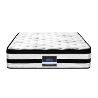 Giselle Bedding 34cm Mattress Euro Top Pocket Spring King Single Furniture Kings Warehouse 