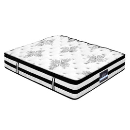 Giselle Bedding 34cm Mattress Euro Top Pocket Spring Super King Furniture Kings Warehouse 