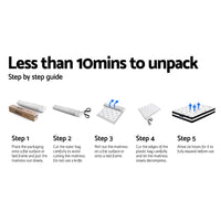 Giselle Bedding 34cm Mattress Euro Top Pocket Spring Super King Furniture Kings Warehouse 
