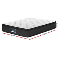 Giselle Bedding 34cm Mattress Euro Top Queen Furniture Kings Warehouse 