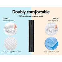 Giselle Bedding 36cm Mattress Cool Gel Memory Foam Double Furniture Kings Warehouse 