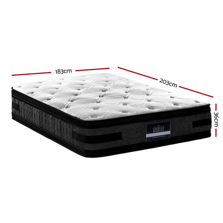 Giselle Bedding 36cm Mattress Cool Gel Memory Foam King Furniture Kings Warehouse 