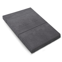 Giselle Bedding Foldable Mattress Folding Foam Bed Mat Double Grey Furniture Kings Warehouse 