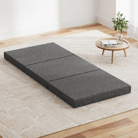 Giselle Bedding Foldable Mattress Folding Foam Bed Single Grey Furniture Kings Warehouse 
