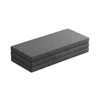 Giselle Bedding Foldable Mattress Folding Foam Queen Grey Home & Garden Kings Warehouse 