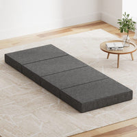 Giselle Bedding Foldable Mattress Folding Foam Single Grey Furniture Kings Warehouse 