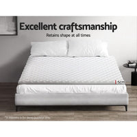 Giselle Bedding Mattress Topper Egg Crate Foam Toppers Bed Protector Underlay K Furniture Frenzy Kings Warehouse 