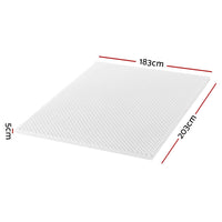 Giselle Bedding Mattress Topper Egg Crate Foam Toppers Bed Protector Underlay K Furniture Frenzy Kings Warehouse 