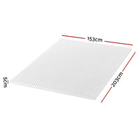 Giselle Bedding Mattress Topper Egg Crate Foam Toppers Bed Protector Underlay Q Furniture Frenzy Kings Warehouse 