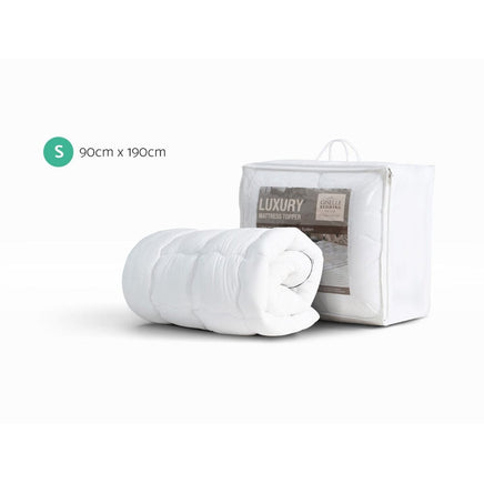 Giselle Bedding Mattress Topper Pillowtop - Single Furniture Kings Warehouse 