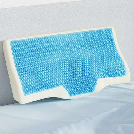 Giselle Bedding Memory Foam Contour Pillow Cool Gel Bamboo Cover Home & Garden Kings Warehouse 