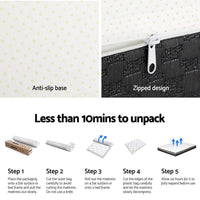 Giselle Bedding Memory Foam Mattress Bed Cool Gel Non Spring 25cm Double Furniture Kings Warehouse 