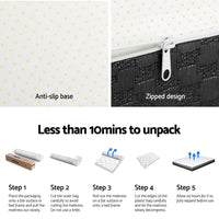 Giselle Bedding Memory Foam Mattress Bed Cool Gel Non Spring 25cm Queen Furniture Kings Warehouse 