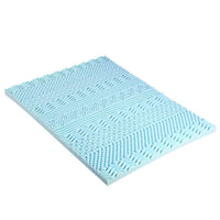 Giselle Bedding Memory Foam Mattress Topper 11-Zone 8cm Double Furniture Kings Warehouse 
