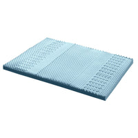Giselle Bedding Memory Foam Mattress Topper 7-Zone 8cm Double Furniture Kings Warehouse 