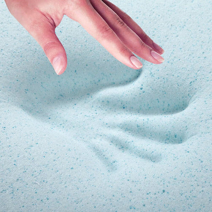 Giselle Bedding Memory Foam Mattress Topper Cool Gel 5cm Queen Furniture Kings Warehouse 