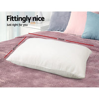 Giselle Bedding Memory Foam Pillow 19cm Thick Twin Pack Home & Garden Kings Warehouse 