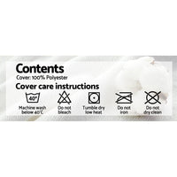 Giselle Bedding Memory Foam Pillow 19cm Thick Twin Pack Home & Garden Kings Warehouse 