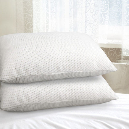 Giselle Bedding Memory Foam Pillow 19cm Thick Twin Pack Home & Garden Kings Warehouse 