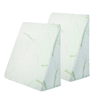 Giselle Bedding Wedge Pillow Bamboo Cover Twin Pack Home & Garden Kings Warehouse 