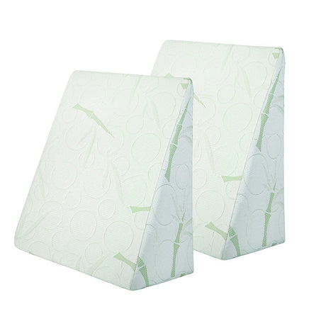 Giselle Bedding Wedge Pillow Bamboo Cover Twin Pack Home & Garden Kings Warehouse 