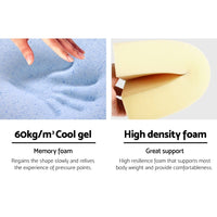 Giselle Bedding Wedge Pillow Blue Twin Pack Home & Garden Kings Warehouse 