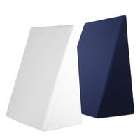 Giselle Bedding Wedge Pillow White & Blue Home & Garden Kings Warehouse 