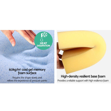 Giselle Bedding Wedge Pillow White Twin Pack Home & Garden Kings Warehouse 