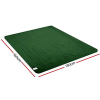 Giselle Electric Throw Rug Heated Blanket Washable Snuggle Flannel Winter Green Afterpay Day: Manchester Madness Kings Warehouse 