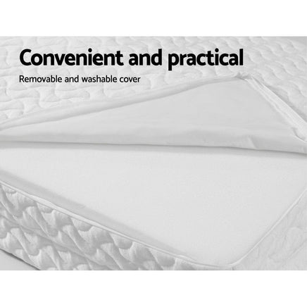 Giselle Foldable Mattress Portacot Foam Mattresses Travel Cot Baby Bamboo Cover Kings Warehouse 