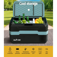 Glacio 35L Portable Fridge Freezer Fridges Cooler Camping 12V/24V/240V Caravan Kings Warehouse 