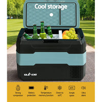 Glacio 40L Portable Fridge Freezer Fridges Cooler Camping 12V/24V/240V Caravan Kings Warehouse 