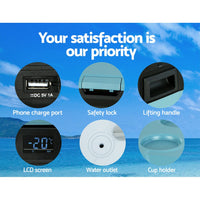 Glacio 40L Portable Fridge Freezer Fridges Cooler Camping 12V/24V/240V Caravan Kings Warehouse 