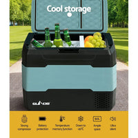 Glacio 50L Portable Fridge Freezer Fridges Cooler Camping 12V/24V/240V Caravan Kings Warehouse 
