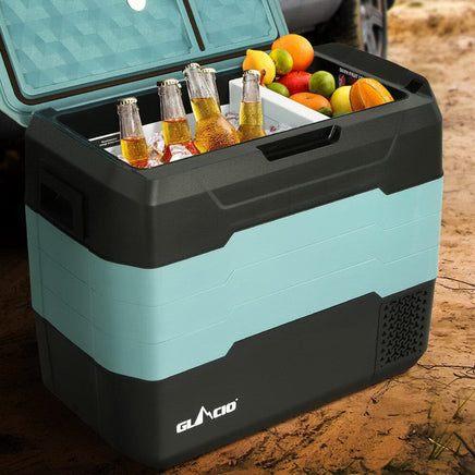 Glacio 50L Portable Fridge Freezer Fridges Cooler Camping 12V/24V/240V Caravan Kings Warehouse 