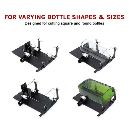 Glass Bottle Cutter Cutting Tool Upgrade Version Square & Round Bottle Cutter Baby & Kids Kings Warehouse 