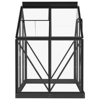 Glass Greenhouse Anthracite 155x103x191 cm Aluminium Kings Warehouse 