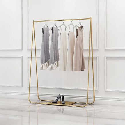 Gold Clothing Retail Shop Commercial Garment Display Rack Commercial Kings Warehouse 