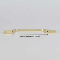 Gold Zinc Kitchen Cabinet Handles Drawer Bar Handle Pull 128mm Kings Warehouse 