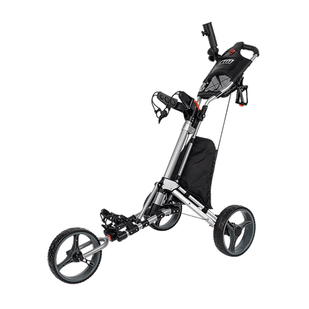 Golf Club Buggy Trolley Cart Compact Foldable 3 Wheel Gift & Novelty Kings Warehouse 