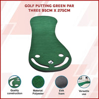 Golf Putting Green Par Three 95cm x 275cm Gift & Novelty Kings Warehouse 