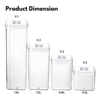 GOMINIMO Airtight Food Containers Set of 7 Home & Garden Kings Warehouse 