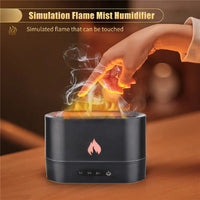 GOMINIMO Flame Humidifier Fire 250ml Black GO-AD-105-HGJ Kings Warehouse 